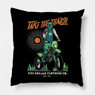 Take the trails! Pillow