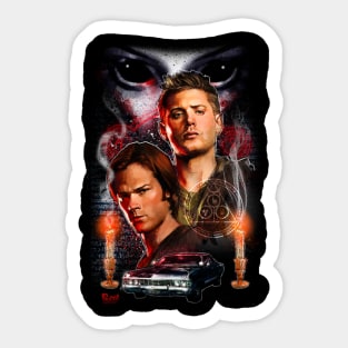 Dean's Baby - Impala, Supernatural Sticker for Sale by millwhy