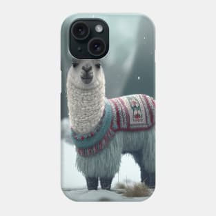 Cute Christmas Llama Phone Case