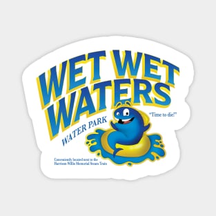 Wet Wet Waters Water Park-Light Design Magnet