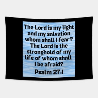 Bible Verse Psalm 27:1 Tapestry