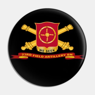 23rd Field Artillery Battalion w Br - Ribbon Pin