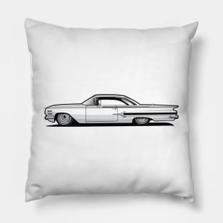 1960 Impala BW Pillow