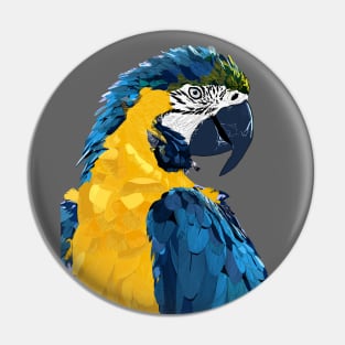 colorful parrot Pin