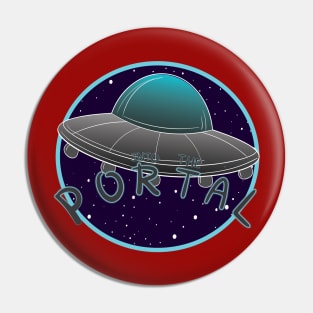 Into the Portal UFO Pin