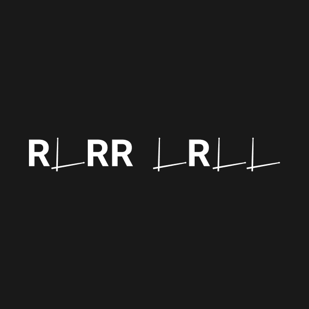 Paradiddle: RLRR LRLL Drum Rudiment Enthusiast by Spark of Geniuz