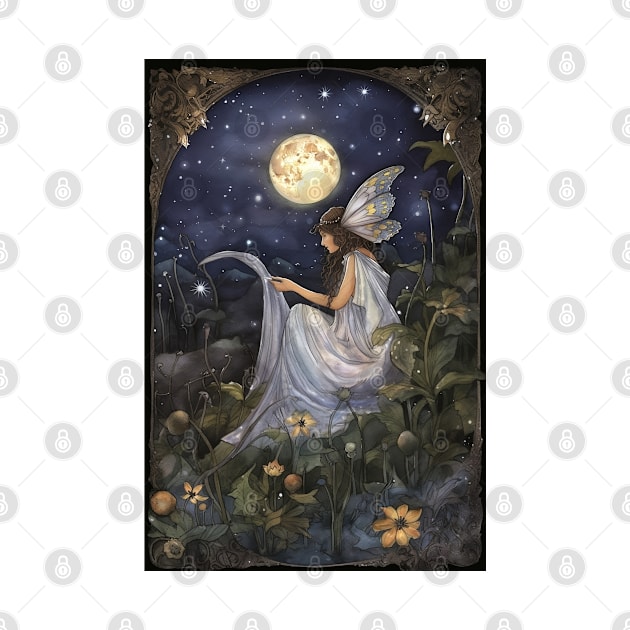 Night Fairy Oracle Card by xena