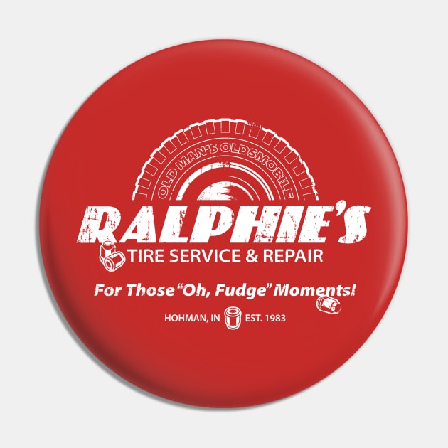 Ralphie's Tire Pin by SaltyCult