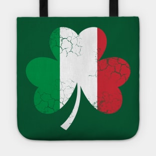 Irish Italian Flag Shamrock Heritage St Patrick's Day Tote