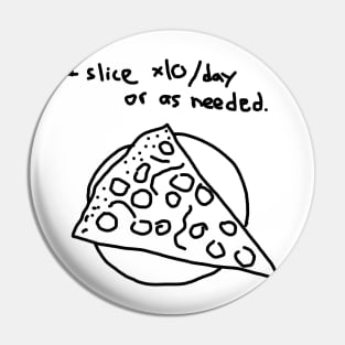 Prescription Pizza Pin