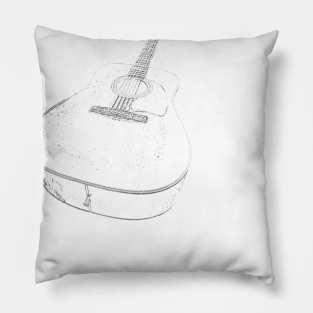 Acoustic Guitar Pillow