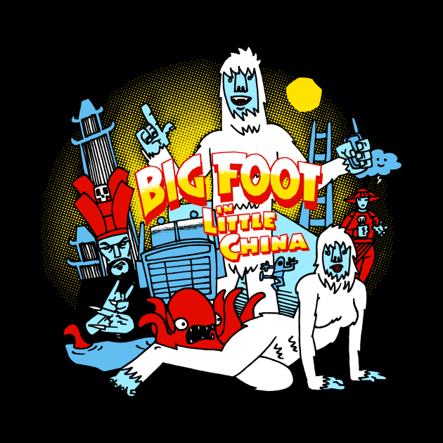 Bigfoot in little China by GiMETZCO!