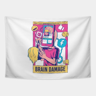 Brain Damage Tapestry