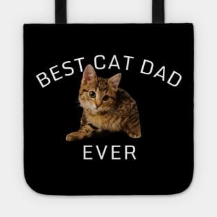 Best Cat DAD Ever, Cat Lover Cute Tote