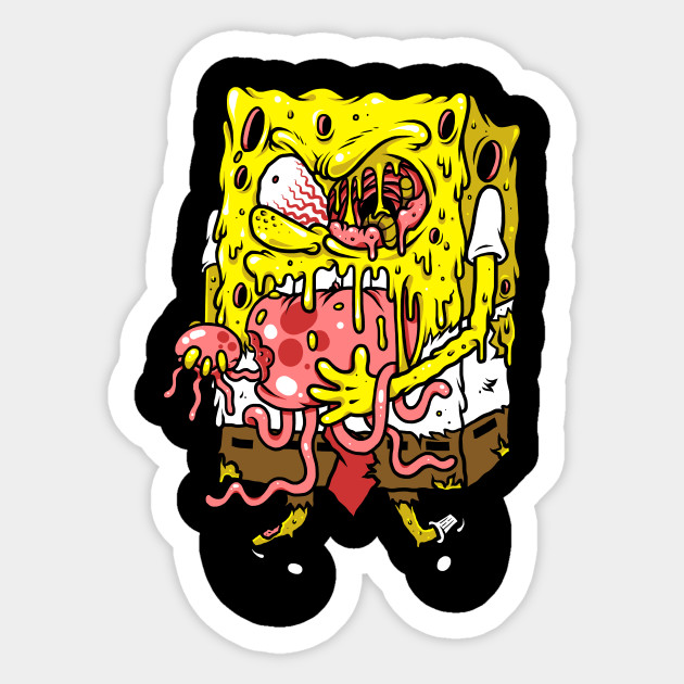 30+ Ide Stiker Spongebob Zombie
