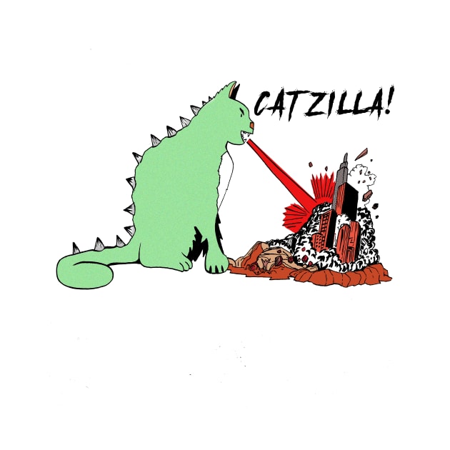 Catzilla by CarlComics