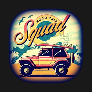 Road Trip Squad Summertime Vacation Getaway 2023 T-Shirt