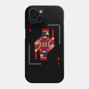 Jack of Diamonds - Poker Card Design Phone Case