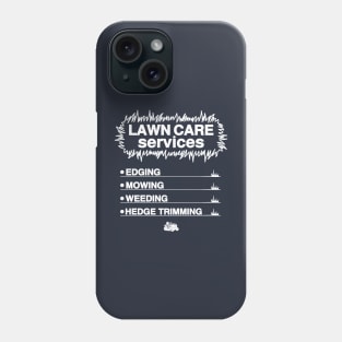 lawn care services Phone Case