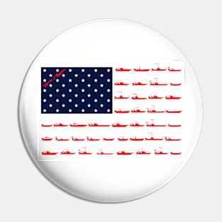 United Skiffs of America Pin