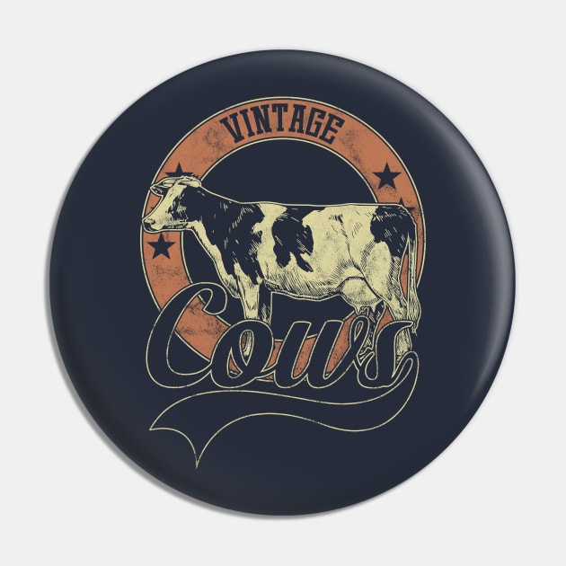 Vintage Cows Pin by bluerockproducts