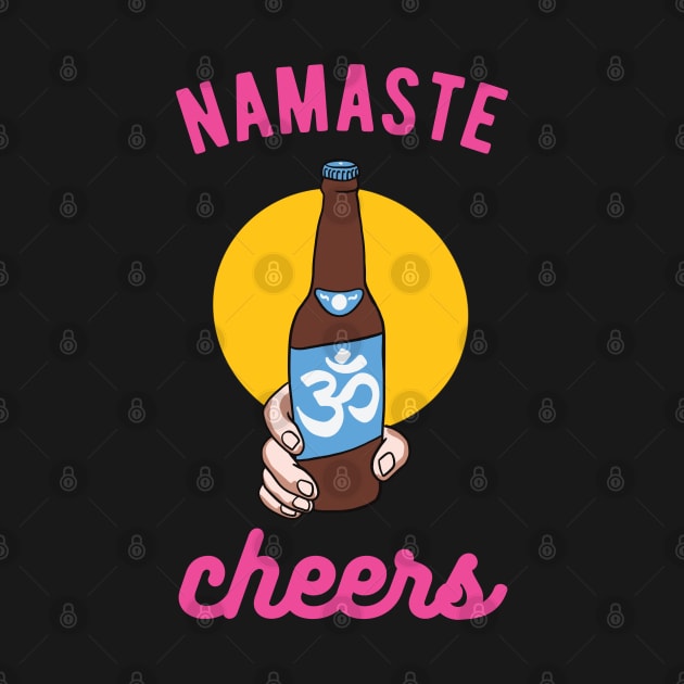 Namaste Cheers Beer Yoga Om by isstgeschichte