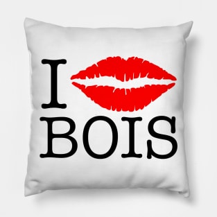 i kiss bois Pillow