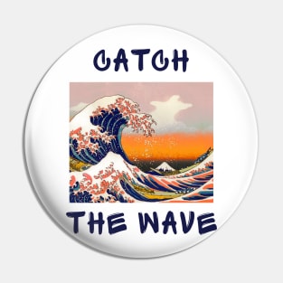 Catch the wave Pin