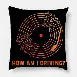 HOW AM I DRIVING (RADIOHEAD) Pillow