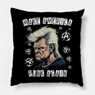 Make America Punk Again Trump Pillow