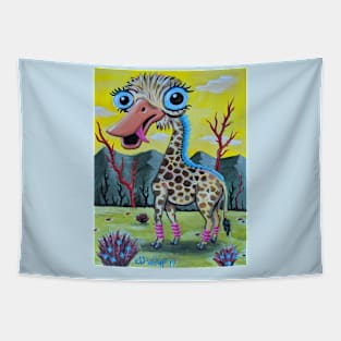 Freaky Giraffe Tapestry