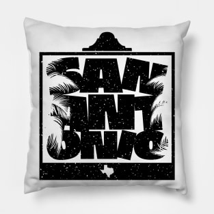 San Antonio Texas Graphic Pillow