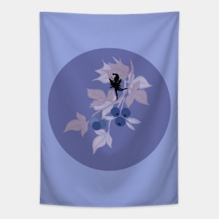 Purple Fairy Blueberry Tapestry