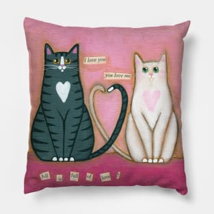 All Is Full Of Love Cats Pillow