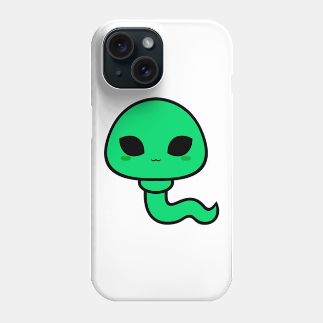 Cute Kawaii Sperm Alien Phone Case by alien3287