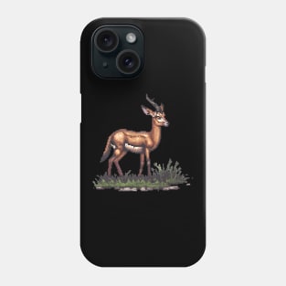 Gazelle in Pixel Form Phone Case