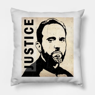 Justice - Jack Smith - Vintage Pillow