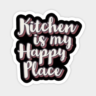 Kitchen is my happy place Magnet