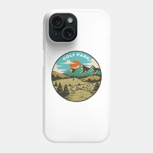 Golf Park Illustration Design Phone Case