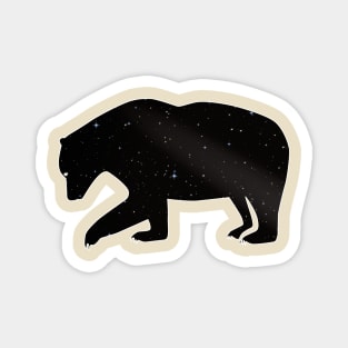 Cool Grizzly Bear Colourful T-shirt Magnet