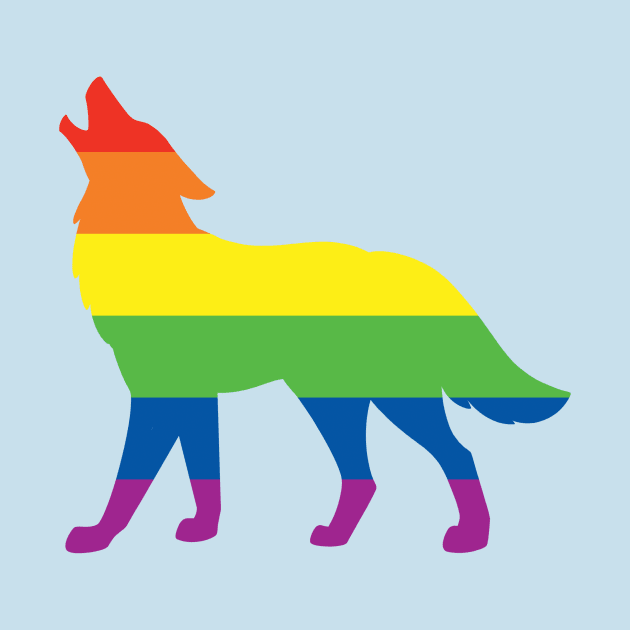 Pride Animals- Gay Wolf by HeckHound