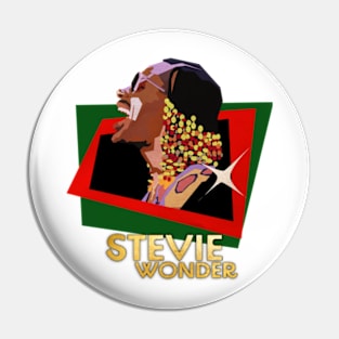 stevie wonder retro 1 version Pin