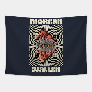 Hand Eyes Morgan Wallen Tapestry