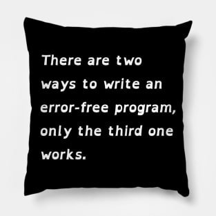 How to Write A Program Pillow