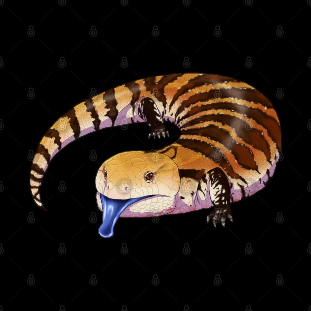 Blue Tongue Skink by xxkincadesvanityxx