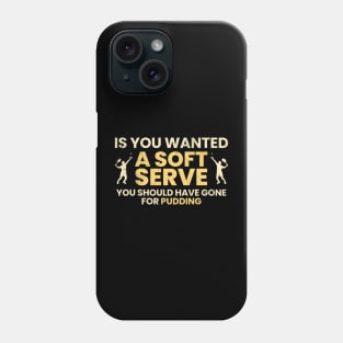 funny tennis Phone Case