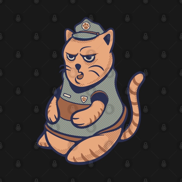 The Police Cat by endorphinestudio