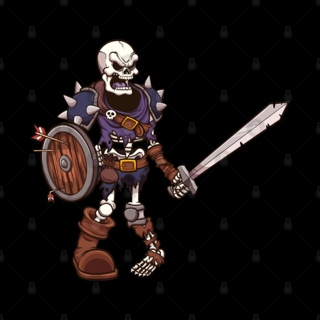 Skeleton Warrior by TheMaskedTooner