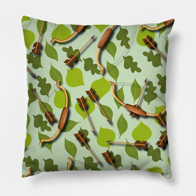 Bow and Arrow Pillow by nickemporium1