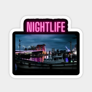 Nightlife Lights in the City Magnet